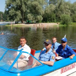 Милиционеры и спасатели проверили гомельские пляжи