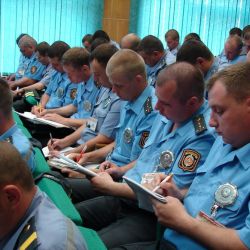 Сотрудники ДПС области собрались в Гомеле