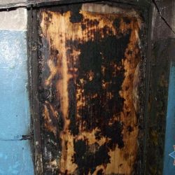 В Мозыре из-за брошенного сверху окурка загорелся балкон