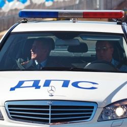 В Гомеле водитель не уступил дорогу автомобилю ГАИ и спровоцировал ДТП