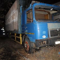 В Гомеле в сгоревшем грузовике спасатели нашли труп человека