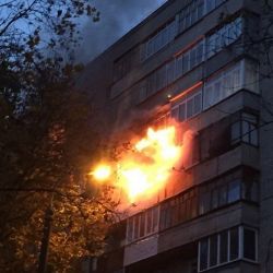 В Гомеле на пожаре из «китайской стены» эвакуировали 19 человек