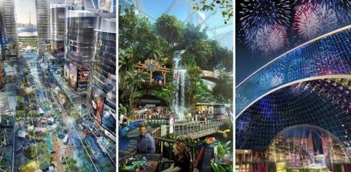 Самый большой в мире торгово-развлекательный комплекс: город внутри 