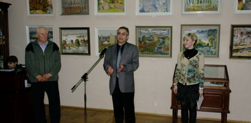 Выставка работ Роберта Ландарского открылась в библиотеке имени Герцена